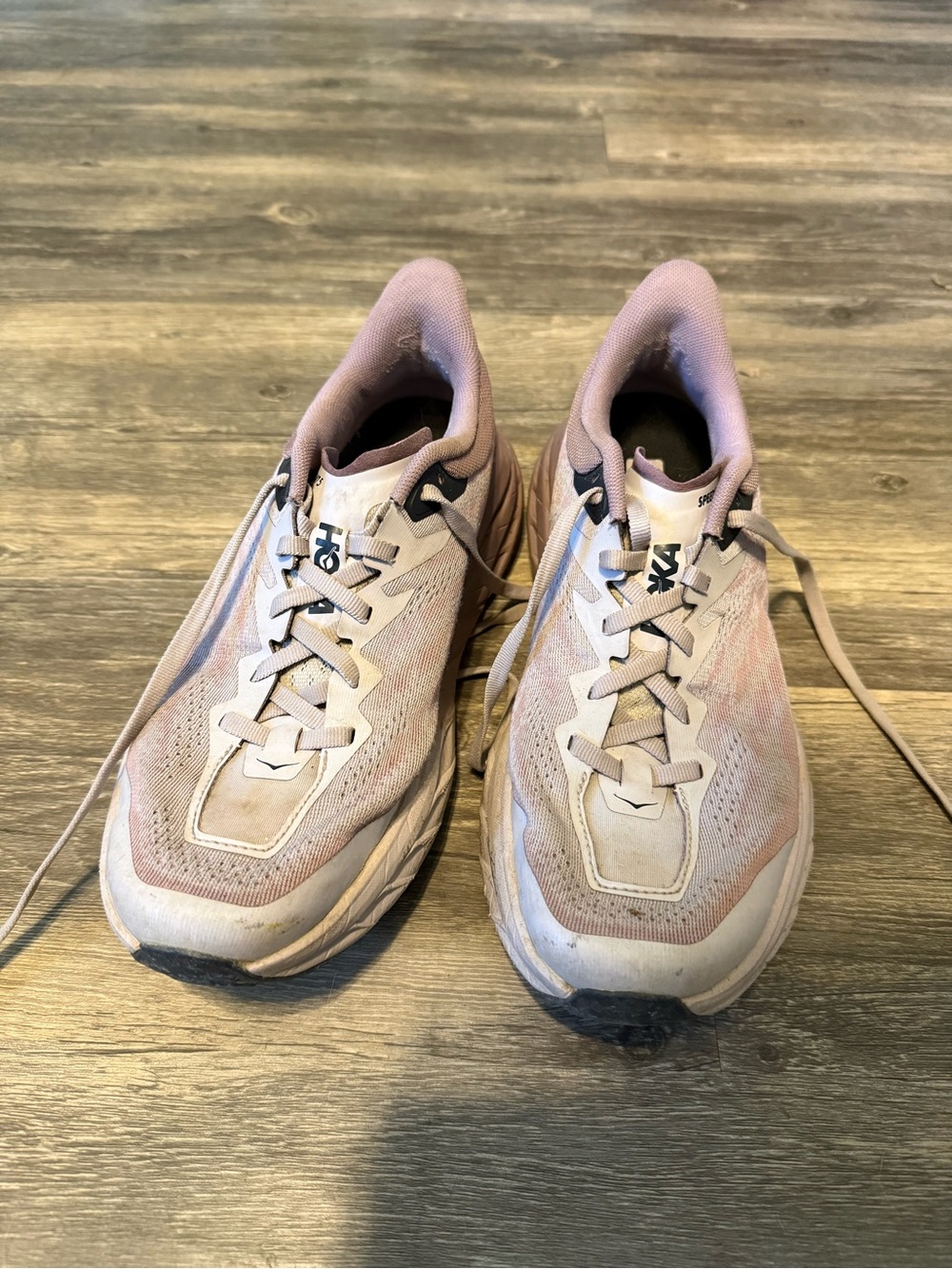 Hoka Women's Pale Pink Running Shoes